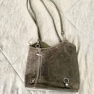 Borse in Pelle Italian embossed leather shoulder bag